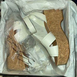 Off white Linda leather heel